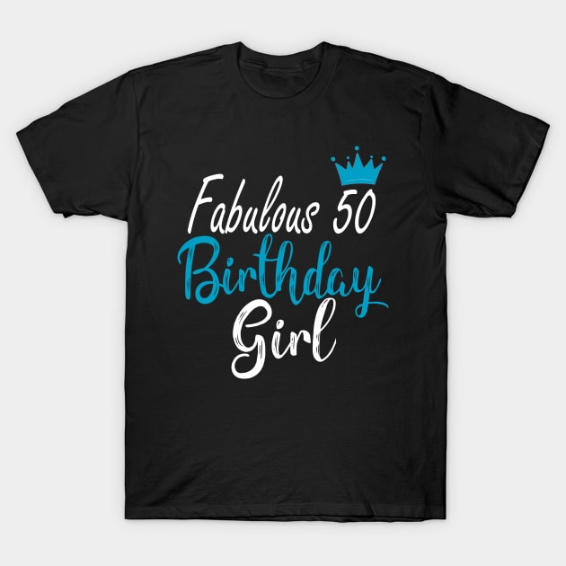 50th birthday, gift, party shirts, birthday squad shirt, party tee shirts, party tank tops, 50th birthday gift for women, tank top T-Shirt by creativeKh